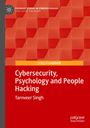 "Cybersecurity, Psychology and People Hacking" von Tarnveer Singh. Roter Hintergrund mit geometrischem Muster.