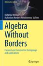 "Algebra Without Borders", Melanija Mitrović, Mahouton Norbert Hounkonnou; gelbes Cover mit Springer-Logo.
