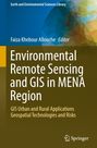 Text: "Environmental Remote Sensing and GIS in MENA Region." Bunter geometrischer Hintergrund, Springer-Logo unten.