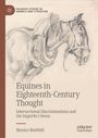 "Equines in Eighteenth-Century Thought" von Monica Mattfeld. Skizze eines Pferdekopfes in naturgetreuem Stil.
