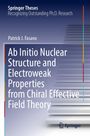 "Ab Initio Nuclear Structure and Electroweak Properties from Chiral Effective Field Theory" auf abstraktem Treppendesign.
