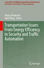 Titel: "Transportation Issues: From Energy Efficiency to Security and Traffic Automation". Illustration von einer Brücke.