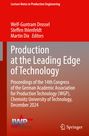 : Production at the Leading Edge of Technology, Buch
