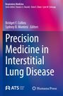 "Precision Medicine in Interstitial Lung Disease". Oben farbverlaufende Hintergrundfarben, unten ATS- und Humana Press-Logos.