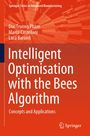 Covertext: "Intelligent Optimisation with the Bees Algorithm", Autoren oben. Roter Hintergrund mit stilisiertem Muster. Springer-Logo.