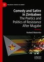 Ein Buchdeckel mit dem Titel: "Comedy and Satire in Zimbabwe" von Rodwell Makombe. Links die Flagge Simbabwes.