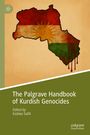 „The Palgrave Handbook of Kurdish Genocides, Edited by Kaziwa Salih“. Karte der Region in kurdischen Farben.