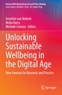 Titel: "Unlocking Sustainable Wellbeing in the Digital Age". Autoren: Annelize van Niekerk, Nisha Harry. Farbverlauf in Orange und Pink. Springer-Logo unten.