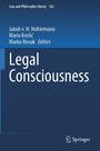 Oben steht "Law and Philosophy Library 142". Darunter die Herausgeber: Jakob v. H. Holtermann, Mario Krešić, Marko Novak. Titel: "Legal Consciousness". Unten rechts ist das Springer-Logo. 

