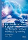 AI-Assisted Assessment in Education. Digitales Lernmotiv mit Schaltkreis und menschlichem Profil.