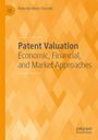 „Patent Valuation: Economic, Financial, and Market Approaches“, orange-gelbes geometrisches Muster.