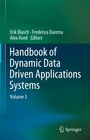 Text: "Erik Blasch, Frederica Darema, Alex Aved Editors. Handbook of Dynamic Data Driven Applications Systems Volume 3." Unten rechts das Springer-Logo. Hintergrund in Grün- und Blautönen.