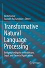 „Transformative Natural Language Processing“ von Akshi Kumar und Saurabh Raj Sangwan. Hintergrund in Blau. Springer-Logo unten rechts.