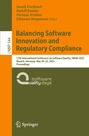 : Balancing Software Innovation and Regulatory Compliance, Buch