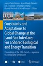 : Constraints and Adaptations to Global Change at the Land-Sea Interface: For a Shared Ecological and Energy Transition, Buch