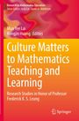 Culture Matters to Mathematics Teaching and Learning, Buch