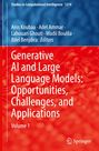 : Generative AI and Large Language Models: Opportunities, Challenges, and Applications, Buch