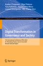 : Digital Transformation in Governance and Society, Buch