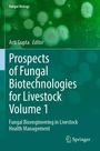 Titel: "Prospects of Fungal Biotechnologies for Livestock Volume 1". Grüner Hintergrund mit pilzartigen Strukturen.