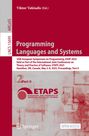 : Programming Languages and Systems, Buch