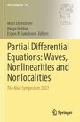 "Partial Differential Equations: Waves, Nonlinearities and Nonlocalities", Editors: Mats Ehrnström, Helge Holden. Logo oben rechts.