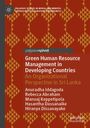 Titel: Green Human Resource Management in Developing Countries. Autoren: Anuradha Iddagoda, Rebecca Abraham und weitere. Hintergrund: Rotes geometrisches Muster.