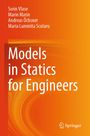 Titel: Models in Statics for Engineers. Autoren: Sorin Vlase, Marin Marin, Andreas Öchsner, Maria Luminita Scutaru. Orange Hintergrund.