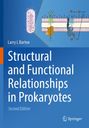 Titel: "Structural and Functional Relationships in Prokaryotes". Ein Buchcover mit Illustrationen von Zellstrukturen.