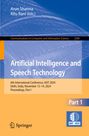 : Artificial Intelligence and Speech Technology, Buch