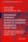 : International Conference on Advanced Intelligent Systems for Sustainable Developent (AI2SD 2024), Buch