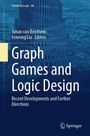 "Graph Games and Logic Design: Recent Developments and Further Directions." Blauer Turm-Hintergrund, Springer-Logo.