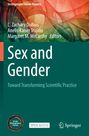 "Sex and Gender: Toward Transforming Scientific Practice" auf farbigem Hintergrund. Logos von "Springer" und "Ernst Strüngmann Forum".