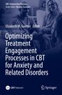 Text: "Optimizing Treatment Engagement Processes in CBT for Anxiety and Related Disorders". Szene: Vier Personen in Gespräch.