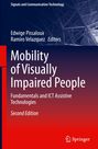 "Mobility of Visually Impaired People" Titel einer Publikation. Springer-Logo unten rechts, abstrakte technische Grafik im Hintergrund.