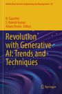 "Revolution with Generative AI: Trends and Techniques", bunter, wirbelnder Hintergrund, Springer-Logo.