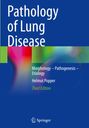 „Pathology of Lung Disease“, „Morphology – Pathogenesis – Etiology“, „Helmut Popper“, „Third Edition“. Farbenfrohe Grafik.