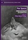 Titel: "Poe Spaces". Untertitel: "Within and Beyond the Spatial Turn". Herausgegeben von Philip Edward Phillips. Illustration: Skelettfigur mit Sense.