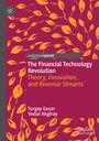 "The Financial Technology Revolution: Theory, Innovation, and Revenue Streams" steht auf einem weinroten Hintergrund mit gelben Blättern.