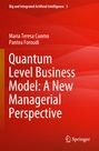 "Quantum Level Business Model: A New Managerial Perspective" von Maria Teresa Cuomo und Pantea Foroudi, roter Hintergrund.