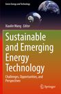 "Sustainable and Emerging Energy Technology" in Weiß auf grünem Hintergrund, darüber Erde und Yin-Yang-Kugel, Springer-Logo.