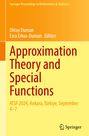 „Approximation Theory and Special Functions“, ATSF 2024, Ankara. Gelbes Design mit wissenschaftlichem Titel.