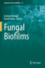 Oben: "Springer Series on Biofilms 15." Mitte: "Gordon Ramage, David Andes, Editors. Fungal Biofilms." Unten: Springer-Logo.