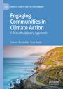 "Engaging Communities in Climate Action: A Transdisciplinary Approach" steht auf einem Buchcover mit Küstenlandschaft.