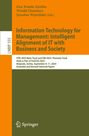 : Information Technology for Management: Intelligent Alignment of IT with Business and Society, Buch