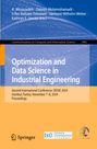 : Optimization and Data Science in Industrial Engineering, Buch