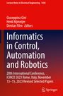 Informatics in Control, Automation and Robotics, Buch