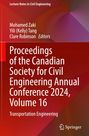 Proceedings of the Canadian Society for Civil Engineering Annual Conference 2024, Volume 16, Buch