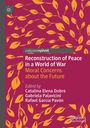 Titel: "Reconstruction of Peace in a World of War". Hintergrund mit gelborangen Blättern auf dunklem Rot.