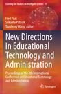 Titel: "New Directions in Educational Technology and Administration". Oben ein vernetztes Gehirn; Verlag Springer unten.
