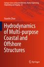 Titel: Hydrodynamics of Multi-purpose Coastal and Offshore Structures. Oben technische Zeichnung von Schiffen.